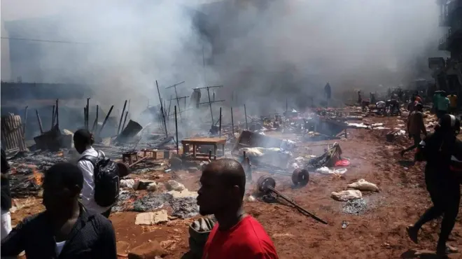 Onitsha Market fire