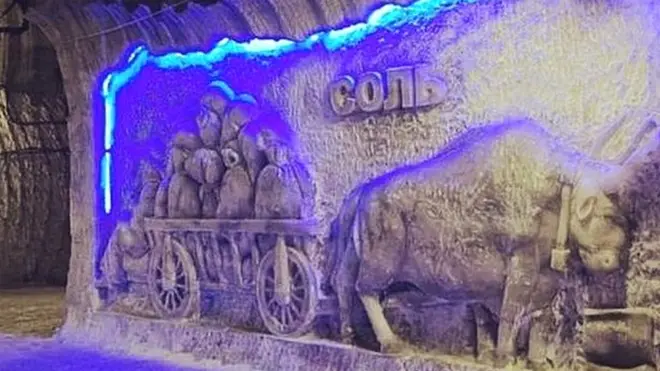 Часть соляных шахт Соледара стала туристической достопримечательностью