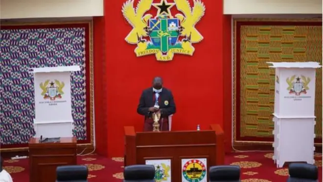 Di Members of Parliament dey sworn in last month