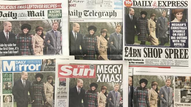 Portadas de diferentes diarios británicos.