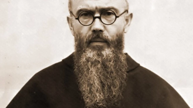 Maximiliano Kolbe, um franciscano polonês que foi morto no campoboné mr jack betconcentraçãoboné mr jack betAuschwitz há 80 anos