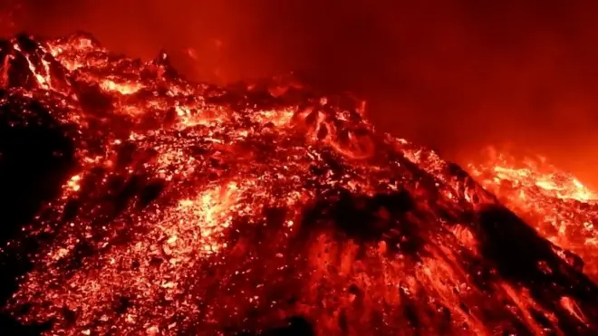 Вулкан Кумбре-Вьеха.