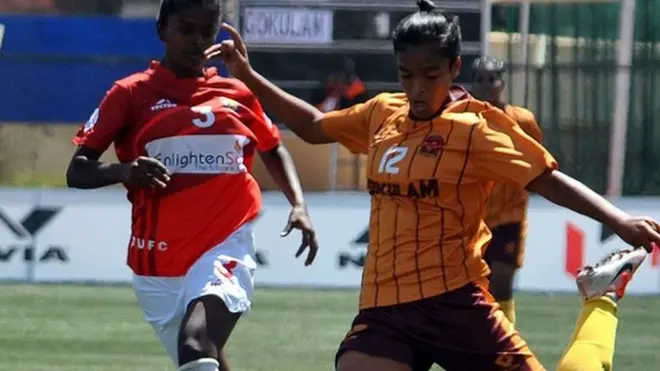 भारतीय महिला फुटबॉल खिलाड़ी