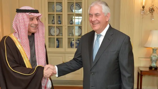 ټېلرسن پر داسې مهال سعودي ته سفر کوي چې په سیمه کې د ایران نفوذ په ډېرېدو دی