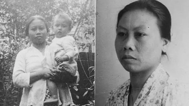 Alfred dan Mima pada sekitar tahun 1940an.