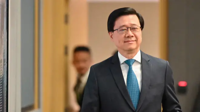 李家超在中國香港政府總部會見記者（30/5/2023）