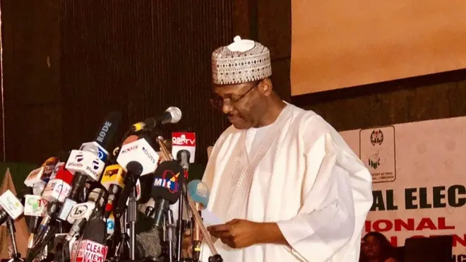 INEC Chairmo Professor Mahmood Yakubu