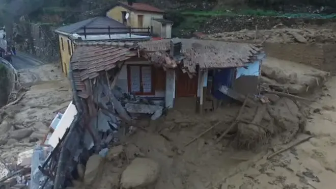 landslide damage Italy