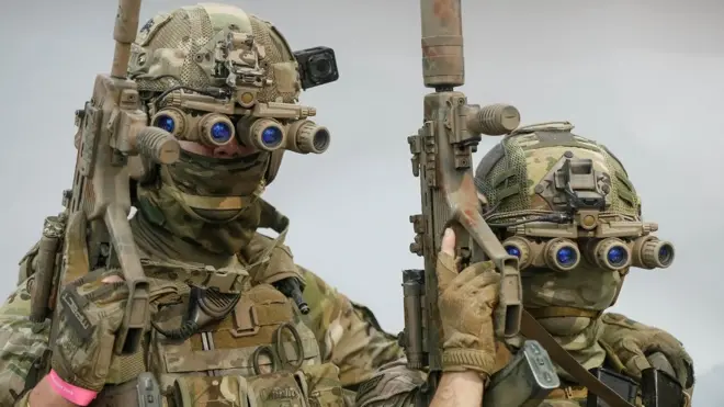 यूक्रेन की स्पेशल फोर्सेज़ के जवान