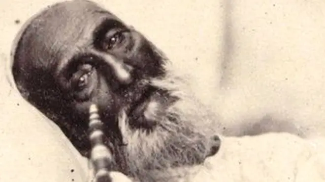 یہ بہادر شاہ ظفر کی چند تصاویر میں سے ایک ہے