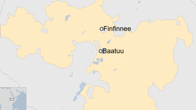 Danaa magaalaa Baatuu agarsiisu