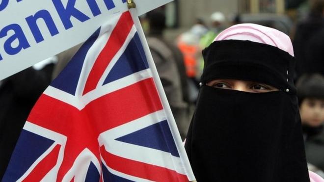 Мусульманская демонстрация в Британии