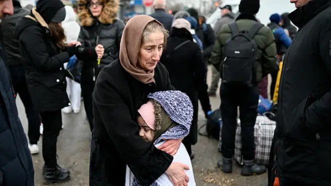 Стотине хиљада Украјинаца је побегло од рата