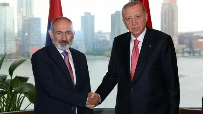 Erdoğan ve Paşinyan 