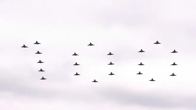 Столетие Королевских ВВС в Британии.