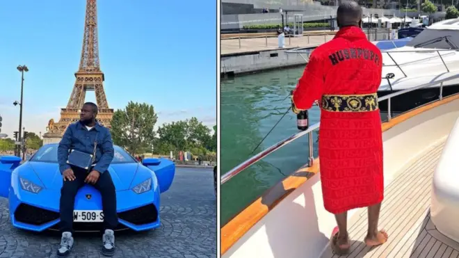 Hushpuppi like products by Italian designer Gucci