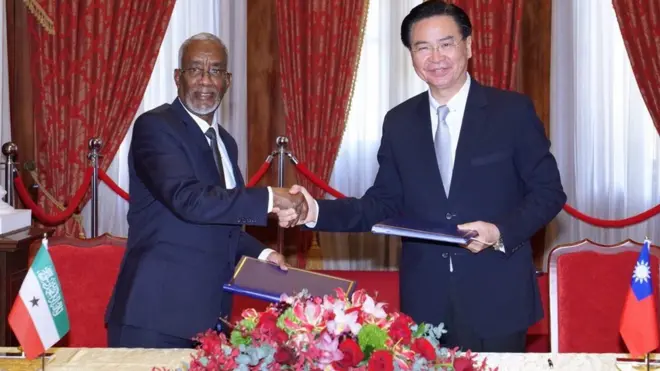 Wasiirada arrimaha dibadda ee Somaliland iyo Taiwan