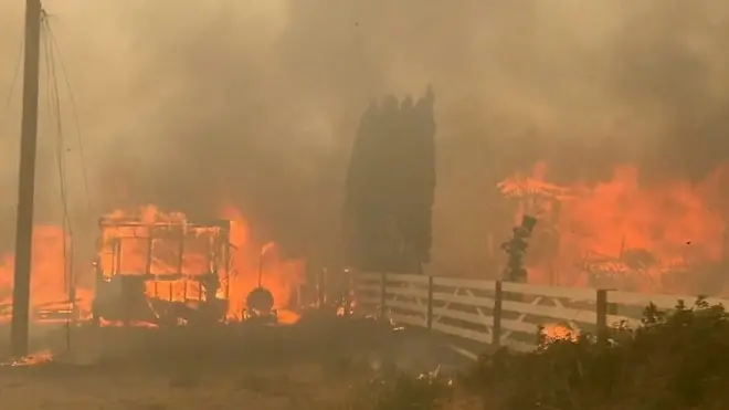 Пожары в Канаде