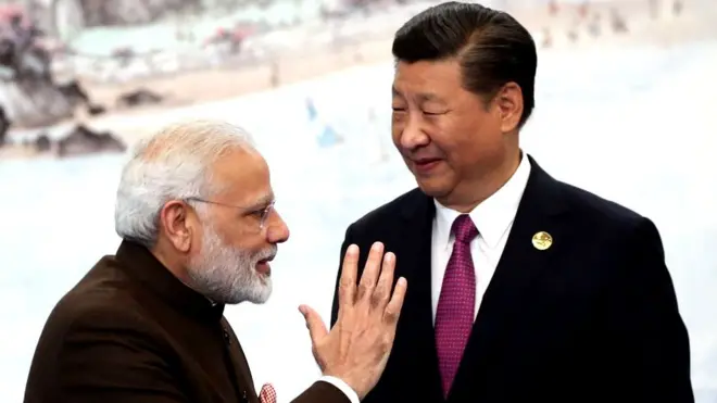 नरेंद्र मोदी और शी जिनपिंग