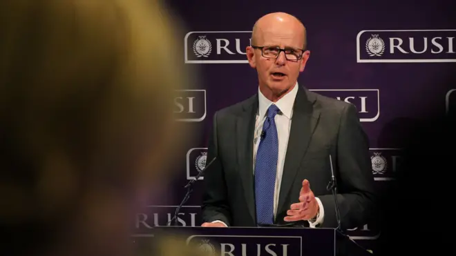 弗萊明爵士在倫敦為英國皇家三軍研究所(RUSI)演講(11/10/2022)