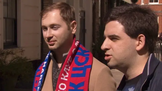 Фанаты ЦСКА в Лондоне