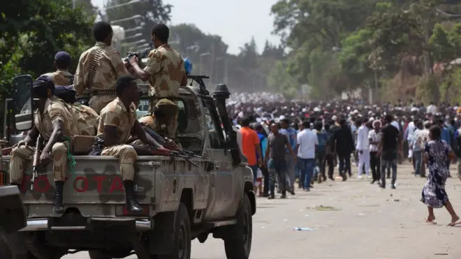 ኣብ ክልል ኦሮሚያ - ቢሾፍቱ ኣብ ዝተወለዐ ተቓውሞ ዝተሰኣለ - 2016