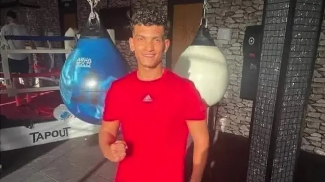 لاعب الملاكمة المصري "رامز حسام"