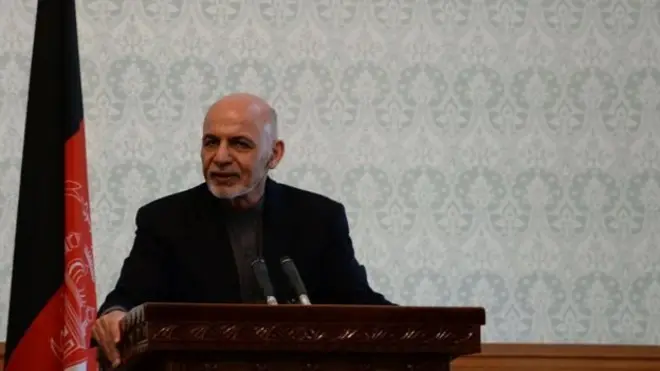 افغان ولسمشر محمد اشرف غنی په دغه لیدنه کې د بلخ والي عطامحمد نور وستایه