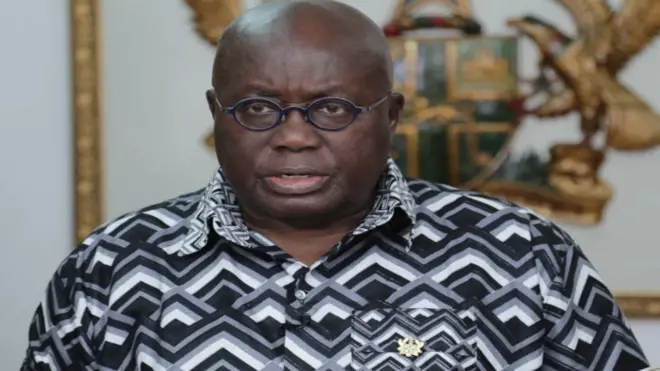 President Nana Akufo-Addo make televised speech