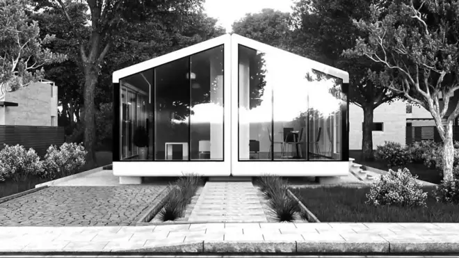 Ovo je kuća napravljena iz jednog dela u fabrici