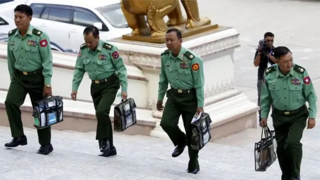 တပ်မတော်သား လွှတ်တော် ကိုယ်စားလှယ်များ