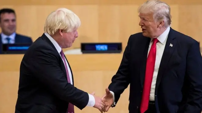 Trump alisema Boris atakuwa ''Trump wa Uingereza''