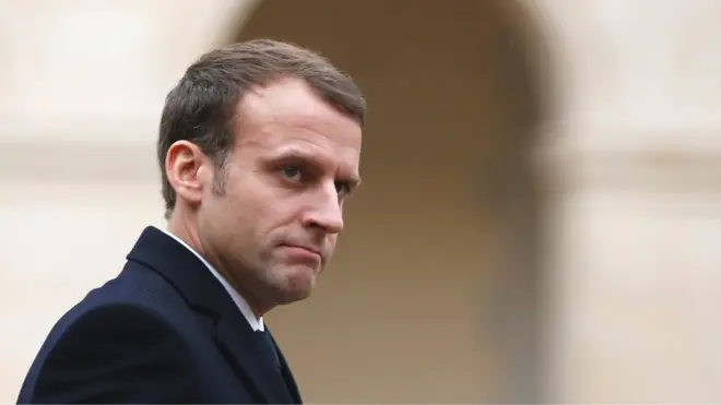 Le président français Emmanuel Macron