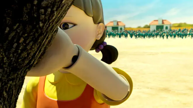 స్క్విడ్ గేమ్‌లో ఓ దృశ్యం