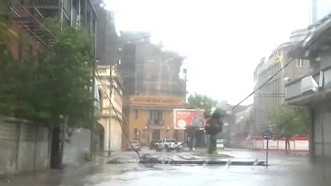 La tempête avait déjà causé des destructions au Mozambique