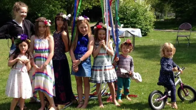 The children in the community have enjoyed spending more time together during the lockdown