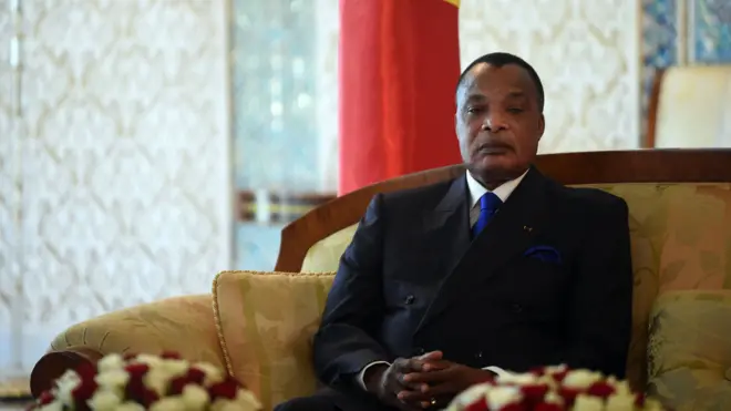 Le Président Congolais Denis Sassou N'guesso