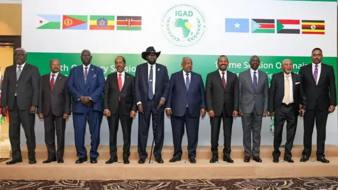 የኢጋድ አባል አገራት መሪዎች እና ተወካዮች 