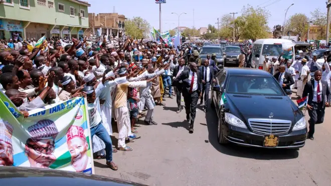 President Buhari convoy