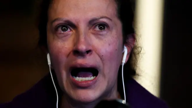 Jineth Bedoya en audiencia de la CIDH