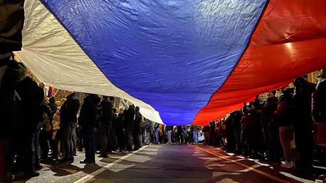 Protest desničara u centru Beograda