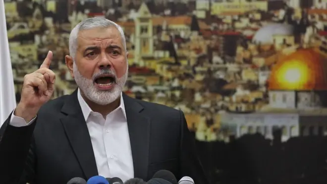 Pemimpin Hamas Ismail Haniyeh menyerukan gerakan perlawanan baru terhadap Israel, setelah Trump akui Yerusalem sebagai ibu kota Israel.