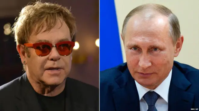 サー・エルトン・ジョンは性的少数者の権利についてロシアのウラジーミル・プーチン大統領と話し合いを希望している