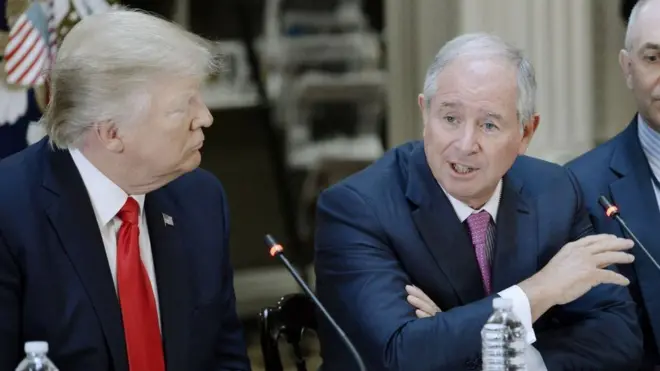 Schwarzman, de Blackstone, era uno de los mayores aliados de Trump en los consejos.