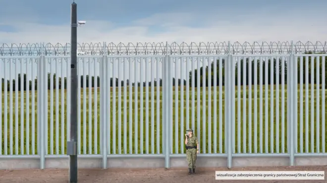 Візуалізація проєкту на сайті прикордонної служби Польщі
