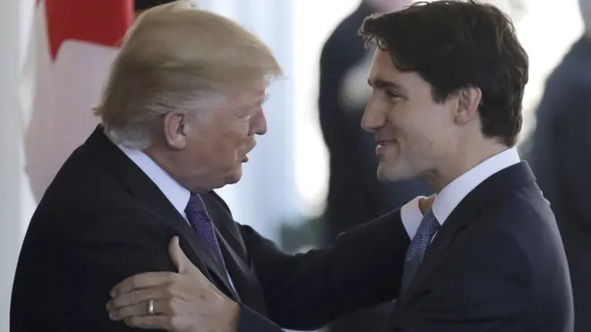 加拿大总理特鲁多在访美期间不纠缠于他与特朗普之间的政策分歧。