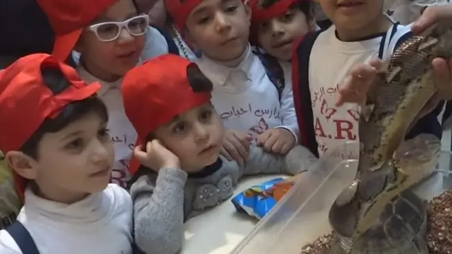 استعرضت مجموعة من المتطوعين اسمها "المنقذون" في بغداد عددا مِن الحيوانات البرية وغير البرية في محاولة لتثقيف المجتمع تجاهها وكيفية التعامل معها.