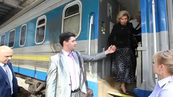 Москалькова прибула до Києва зранку вівторка потягом