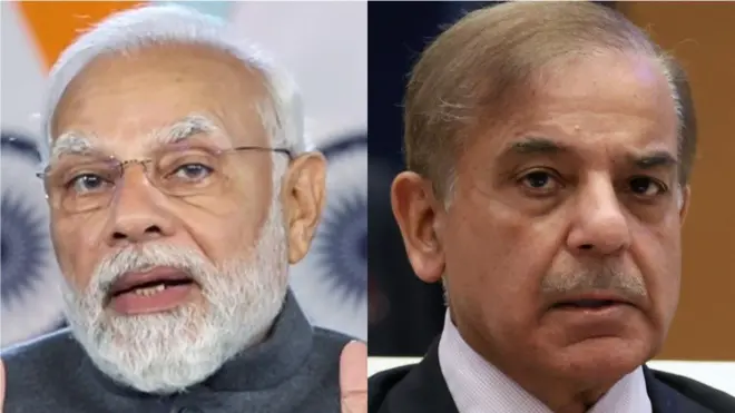 नरेंद्र मोदी और शहबाज़ शरीफ़