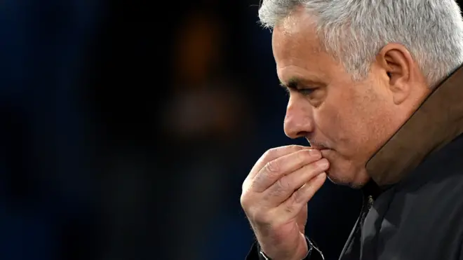 Roma manager Jose Mourinho